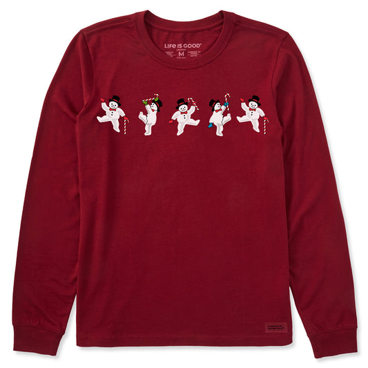 Women's Snowman Boogie Long Sleeve Crusher Tee