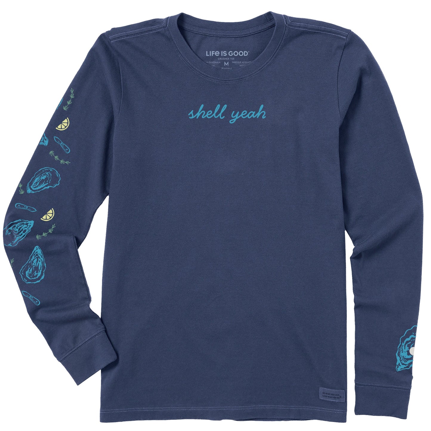 Women's Shell Yeah Oysters Long Sleeve Crusher Tee