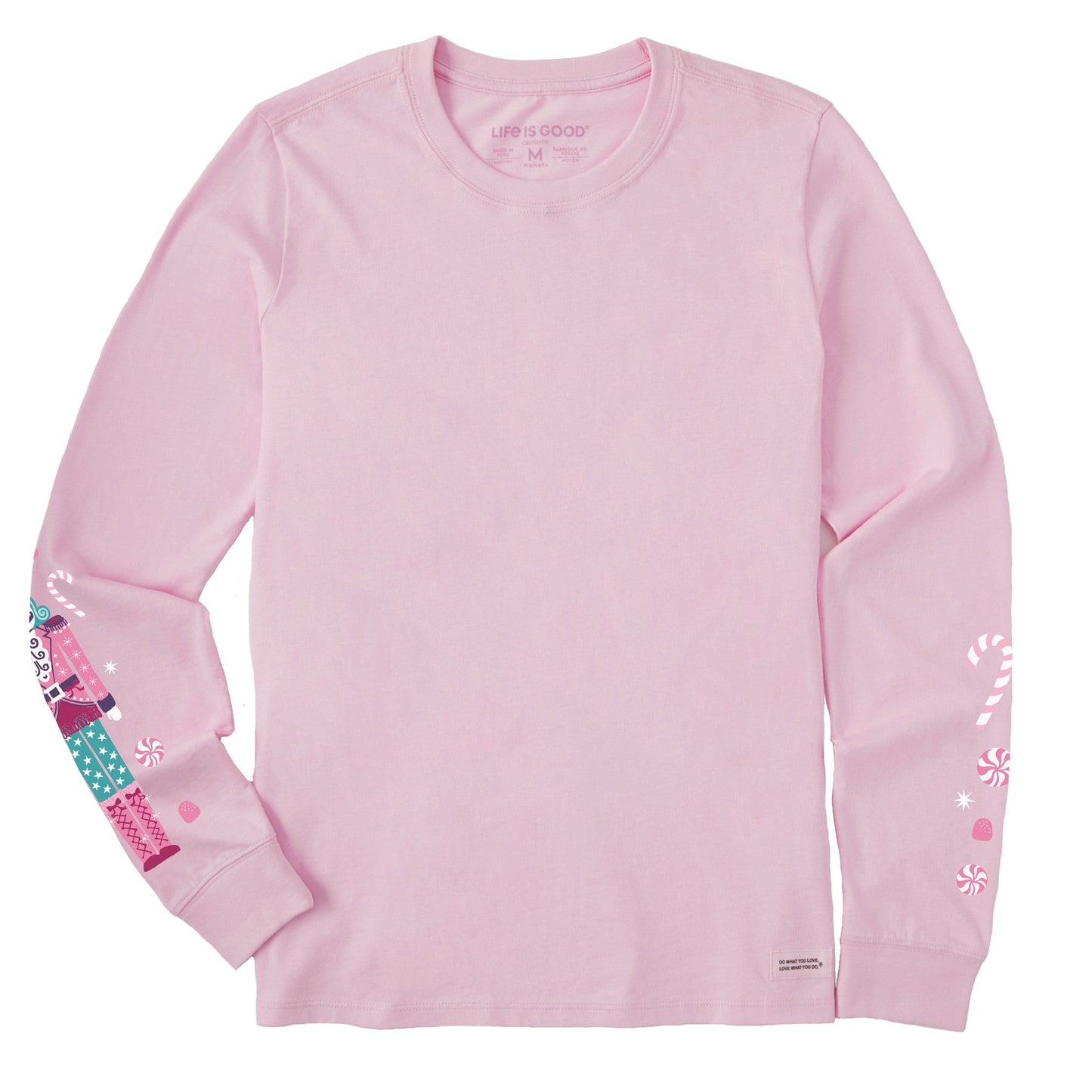 Women's Sparkle Nutcracker Long Sleeve Crusher Tee