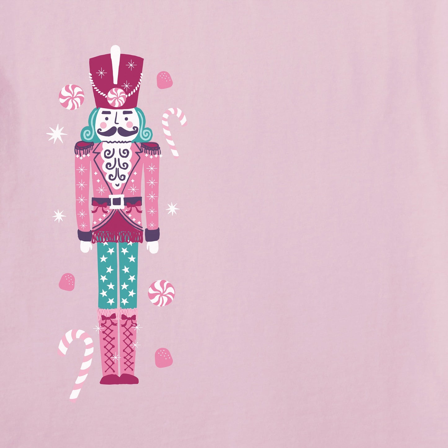 Women's Sparkle Nutcracker Long Sleeve Crusher Tee