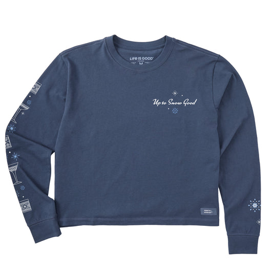 Women's Up to Snow Good Long Sleeve Crusher Boxy Tee