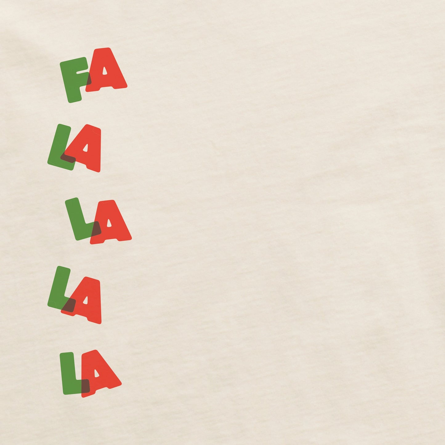 Women's Fa La La La La Long Sleeve Crusher Boxy Tee