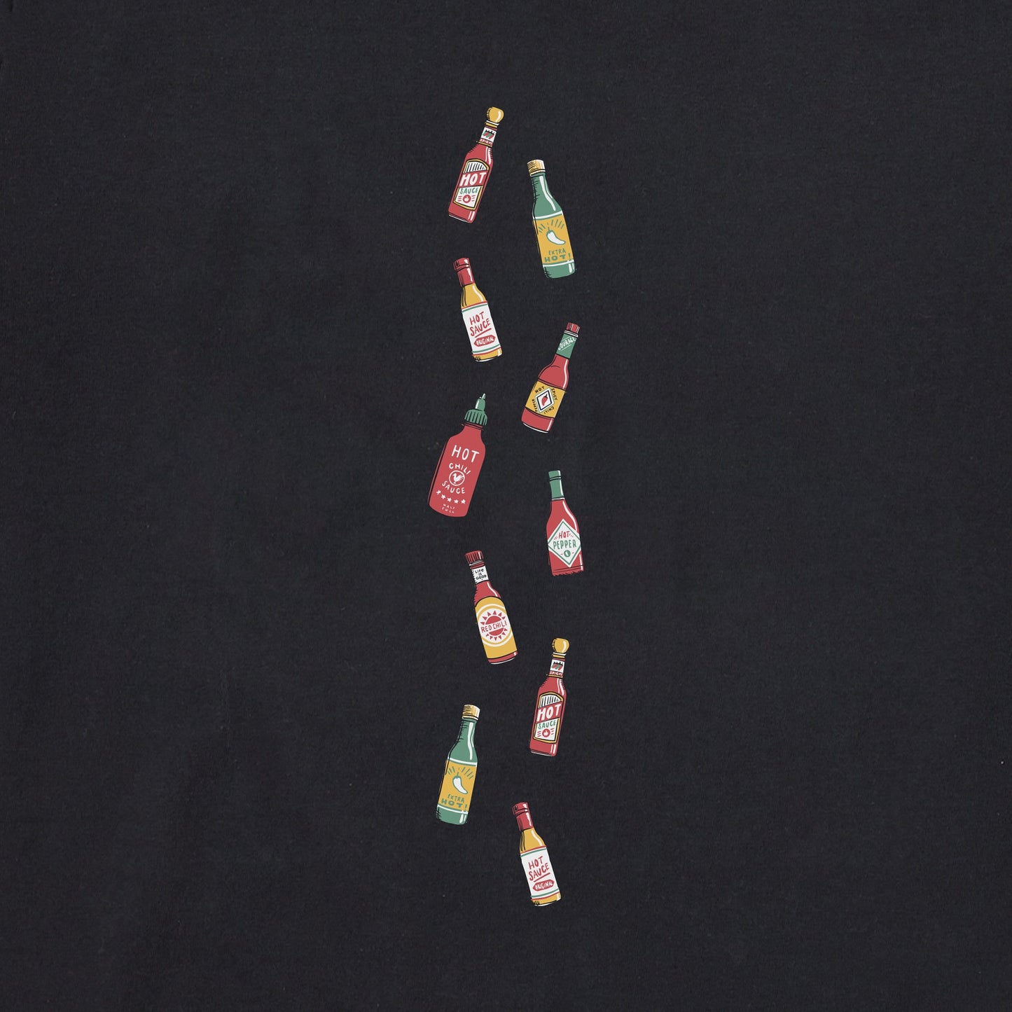 Women's Spicy Hot Sauce Long Sleeve Crusher Boxy Tee