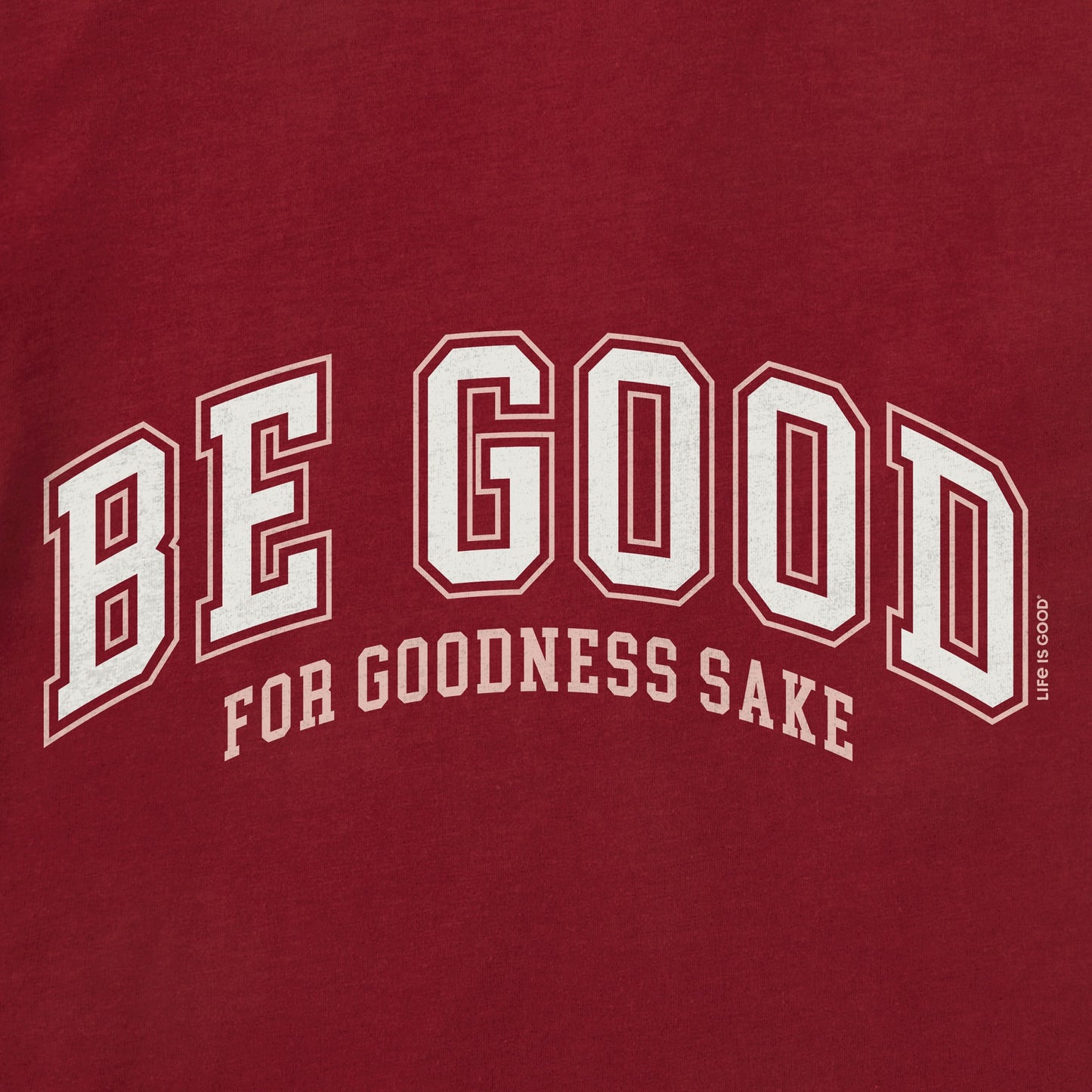 Kids Be Good For Goodness Sake Long Sleeve Crusher Tee
