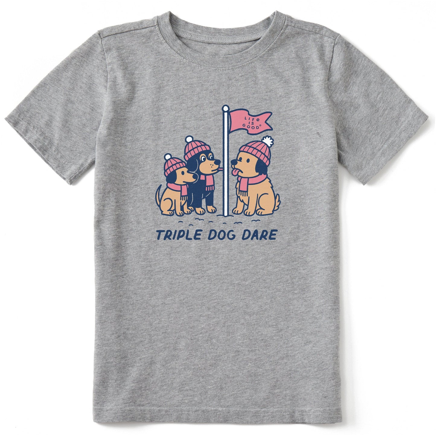 Kids Triple Dog Dare Short Sleeve Crusher Tee