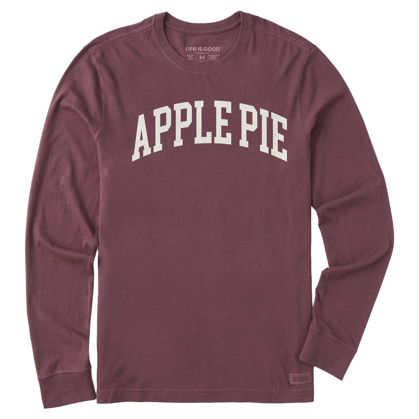Men's Apple Pie Athletic Arch Long Sleeve Crusher Tee