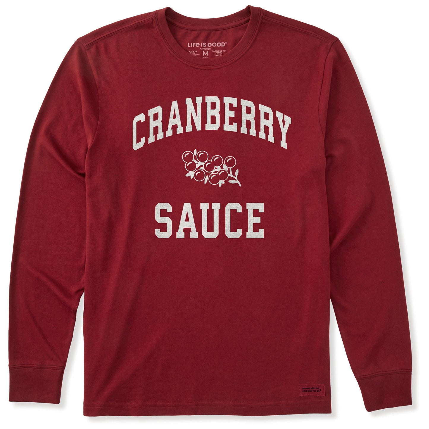 Men's Cranberry Sauce Arch Long Sleeve Crusher Tee