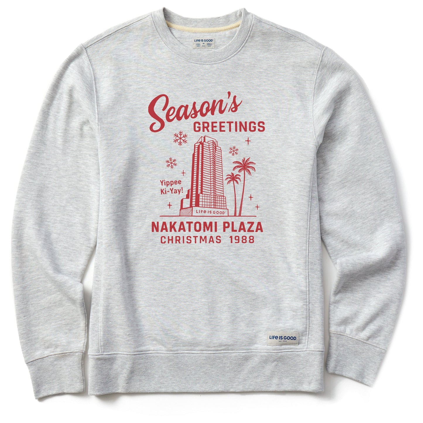 Men's Greetings from Nakatomi Plaza Simply True Fleece Crew