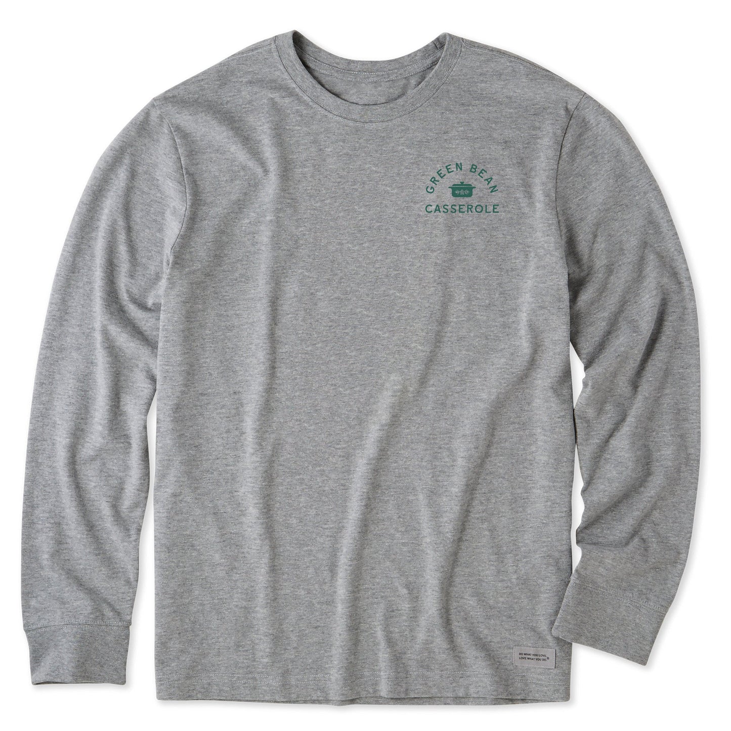 Men's Green Bean Casserole Long Sleeve Crusher Tee