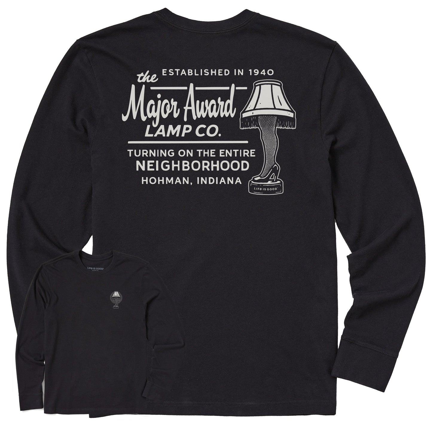Men's Major Award Lamp Co. Long Sleeve Crusher Tee