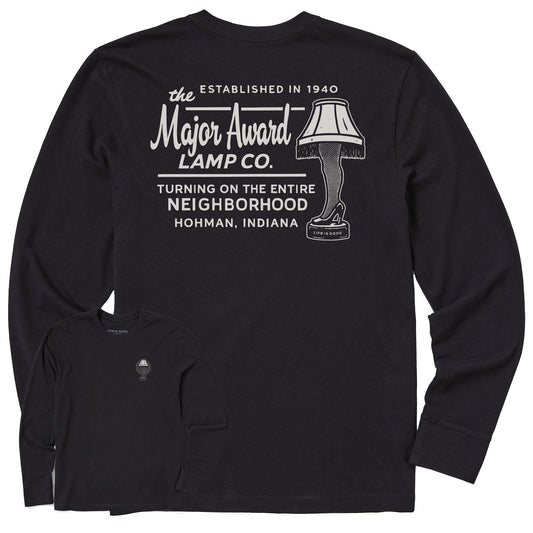 Men's Major Award Lamp Co. Long Sleeve Crusher Tee