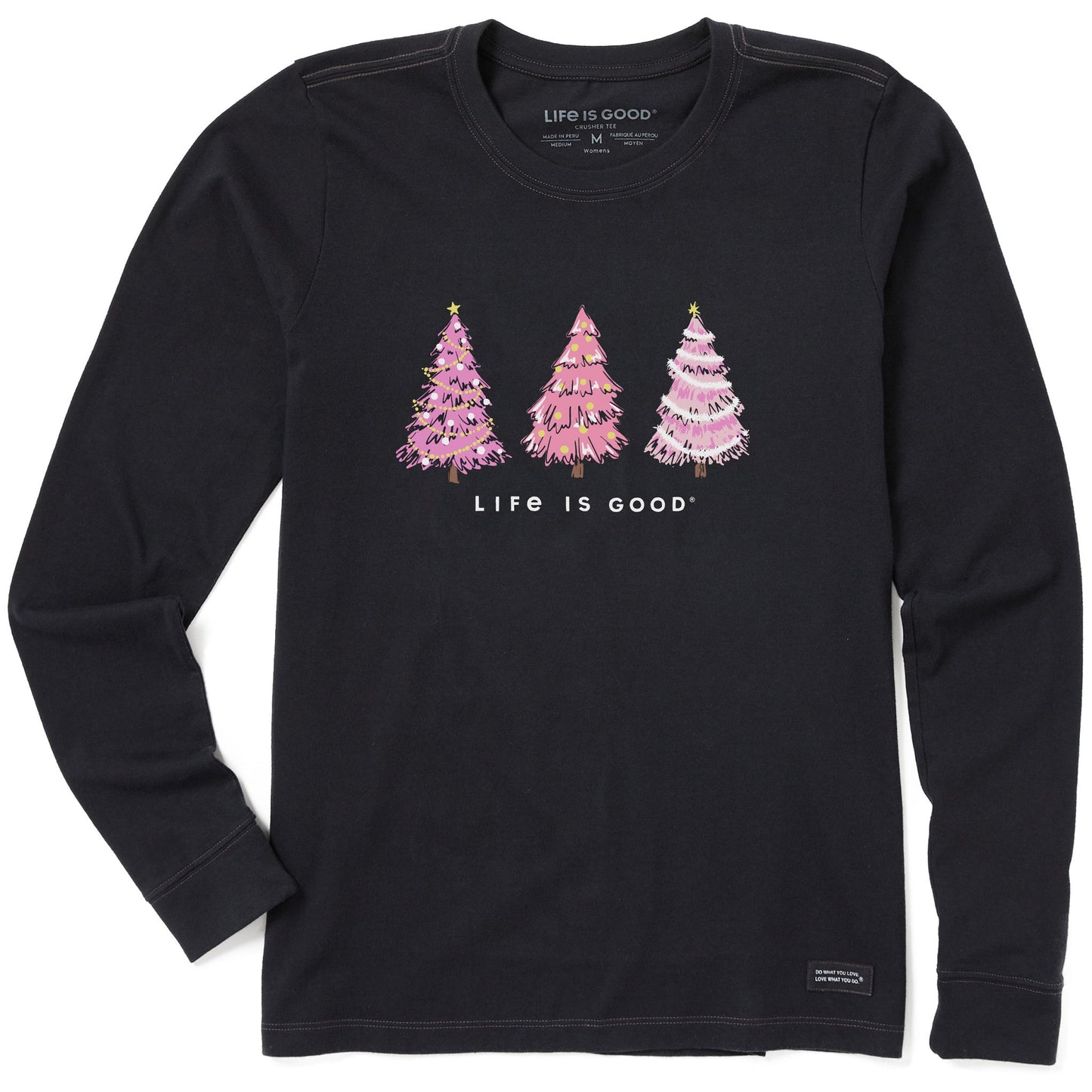 Women's Three Trees Long Sleeve Crusher Tee