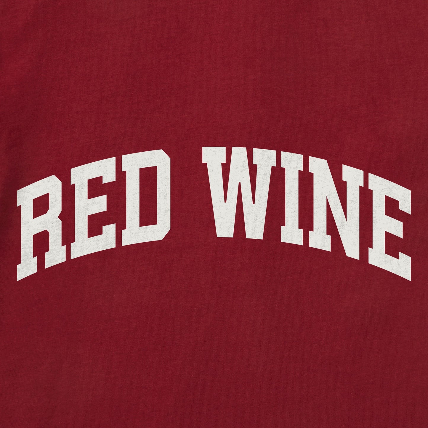 Women's Red Wine Arch Long Sleeve Crusher Tee