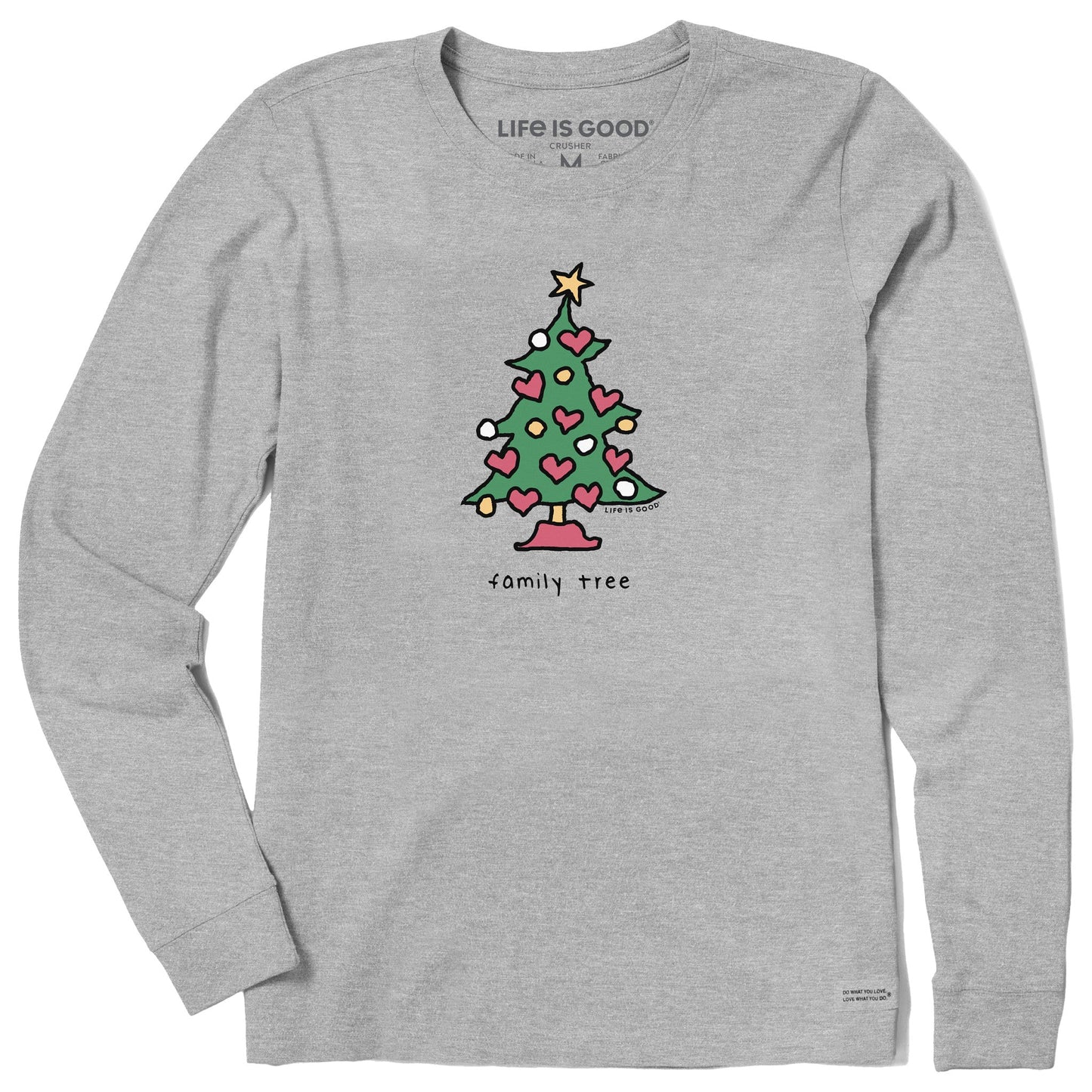 Women's Family Tree Vintage Long Sleeve Crusher Tee