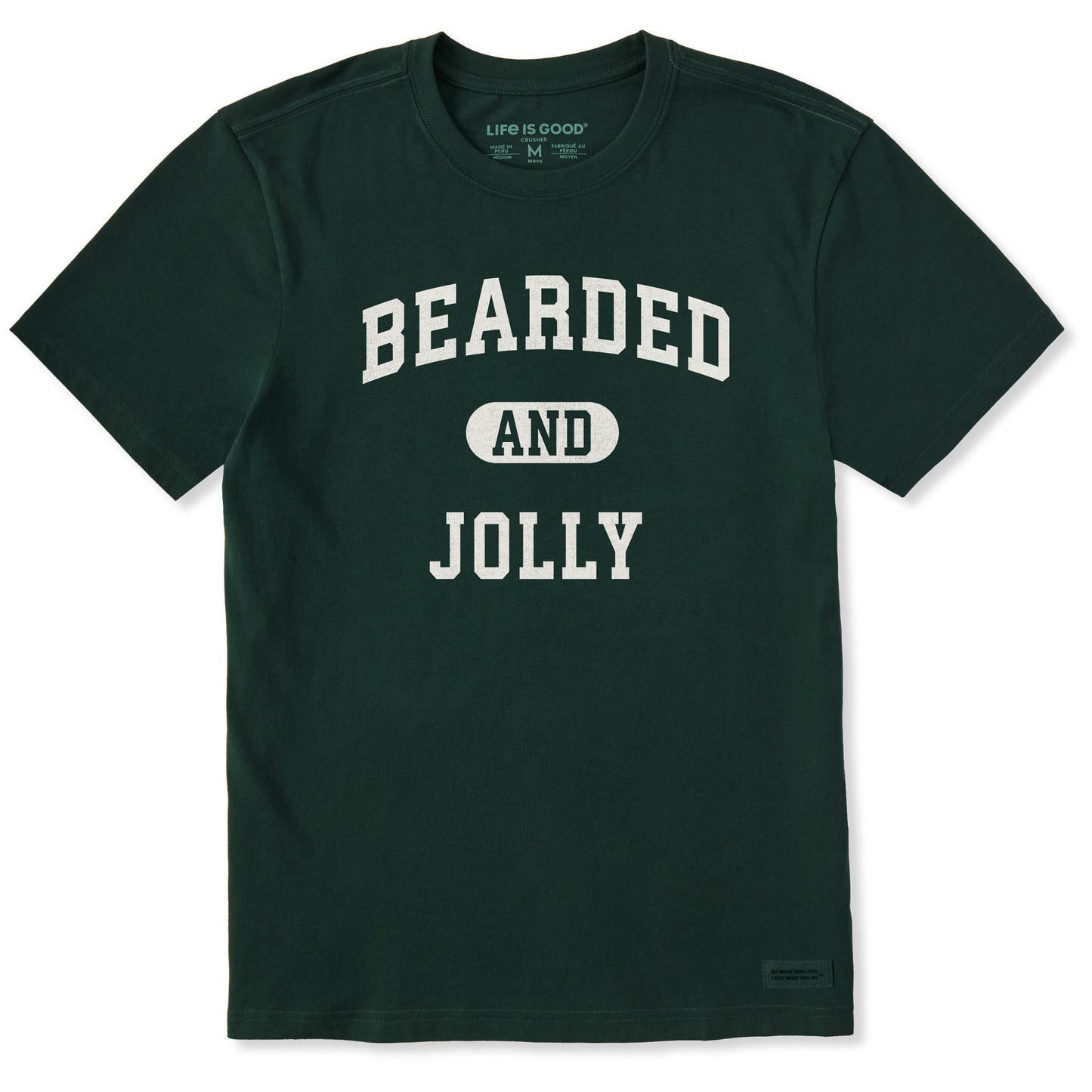 Men's Bearded and Jolly Arch Short Sleeve Crusher Tee
