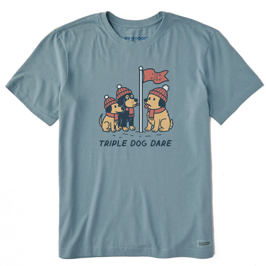 Men's Triple Dog Dare Short Sleeve Crusher Tee