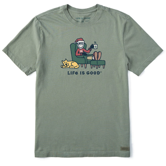 Men's Jake and Rocket Holiday Chillin Short Sleeve Crusher Tee