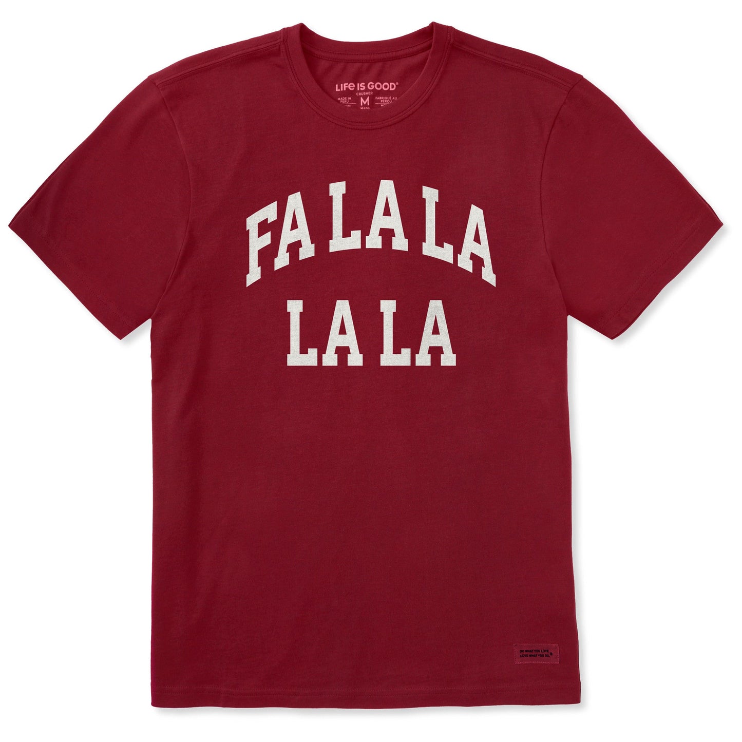 Men's Fa La La La La Arch Short Sleeve Crusher Tee