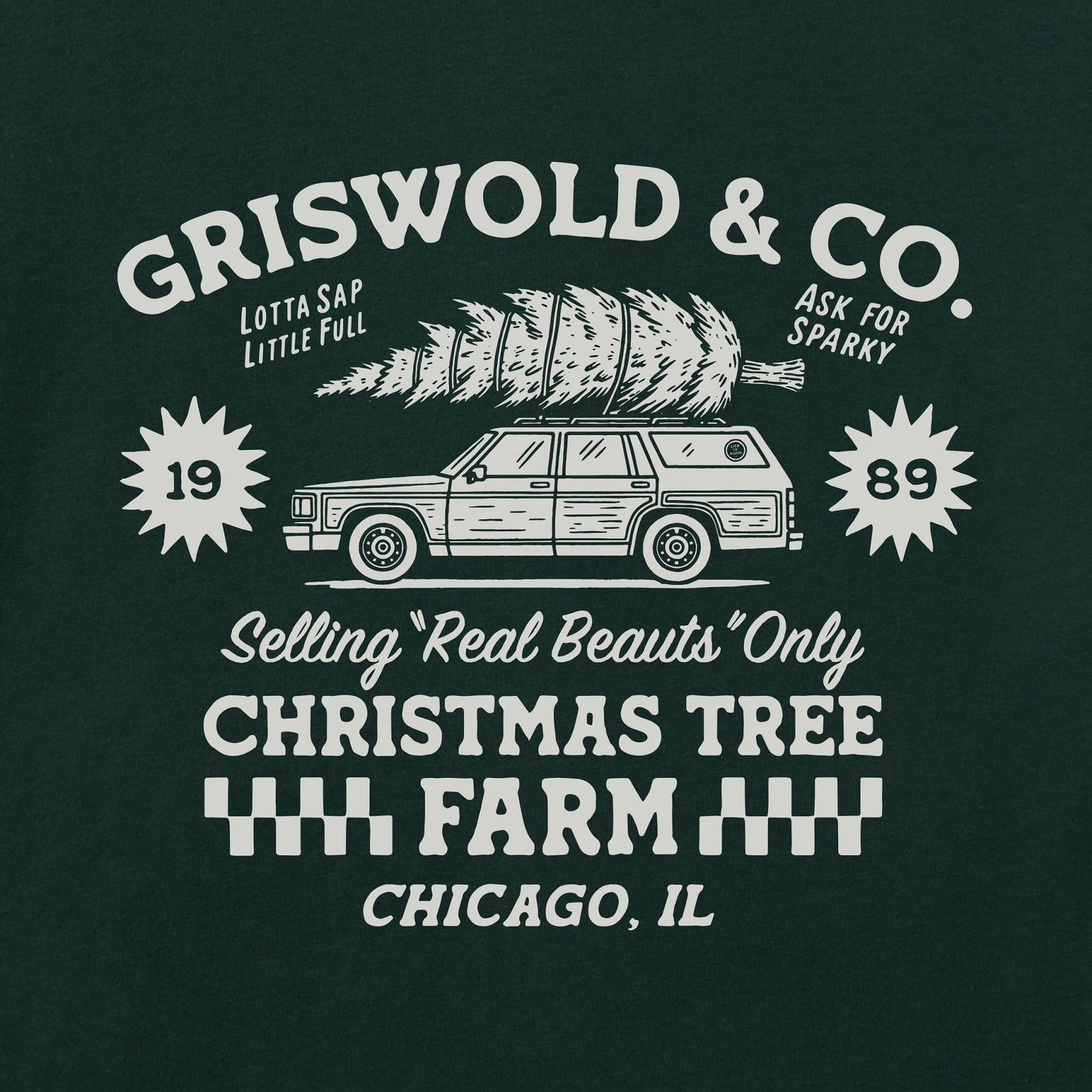 Women's Christmas Tree Farm Long Sleeve Crusher Tee