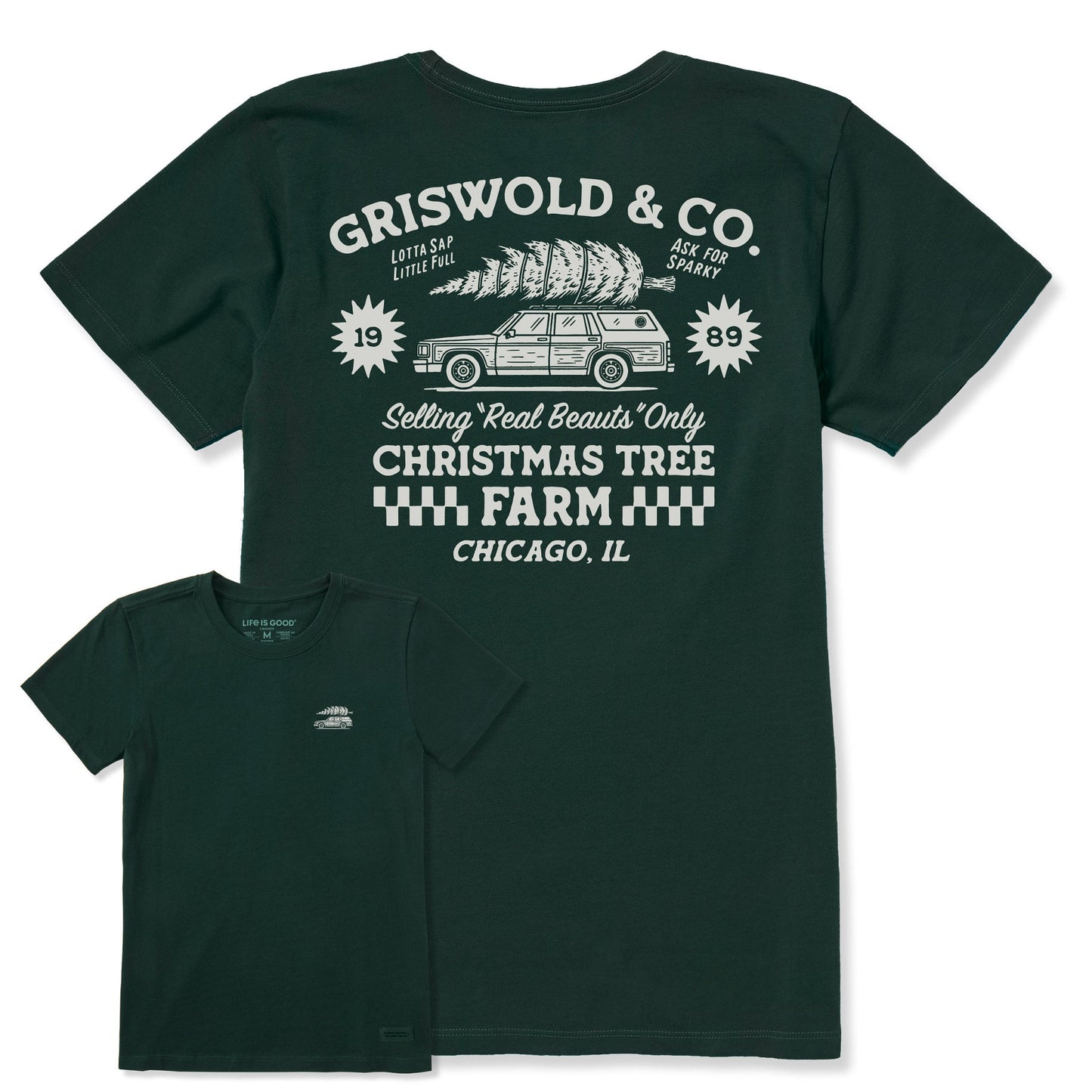 Women's Christmas Tree Farm Short Sleeve Crusher Tee