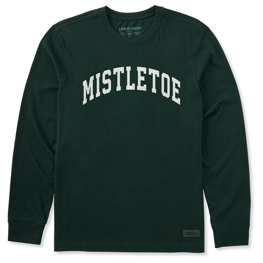 Men's Mistletoe Arch Long Sleeve Crusher Tee