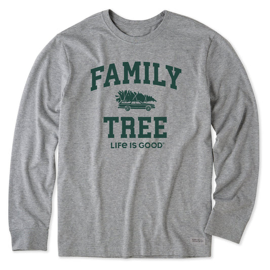 Men's Family Tree Arch Long Sleeve Crusher Tee