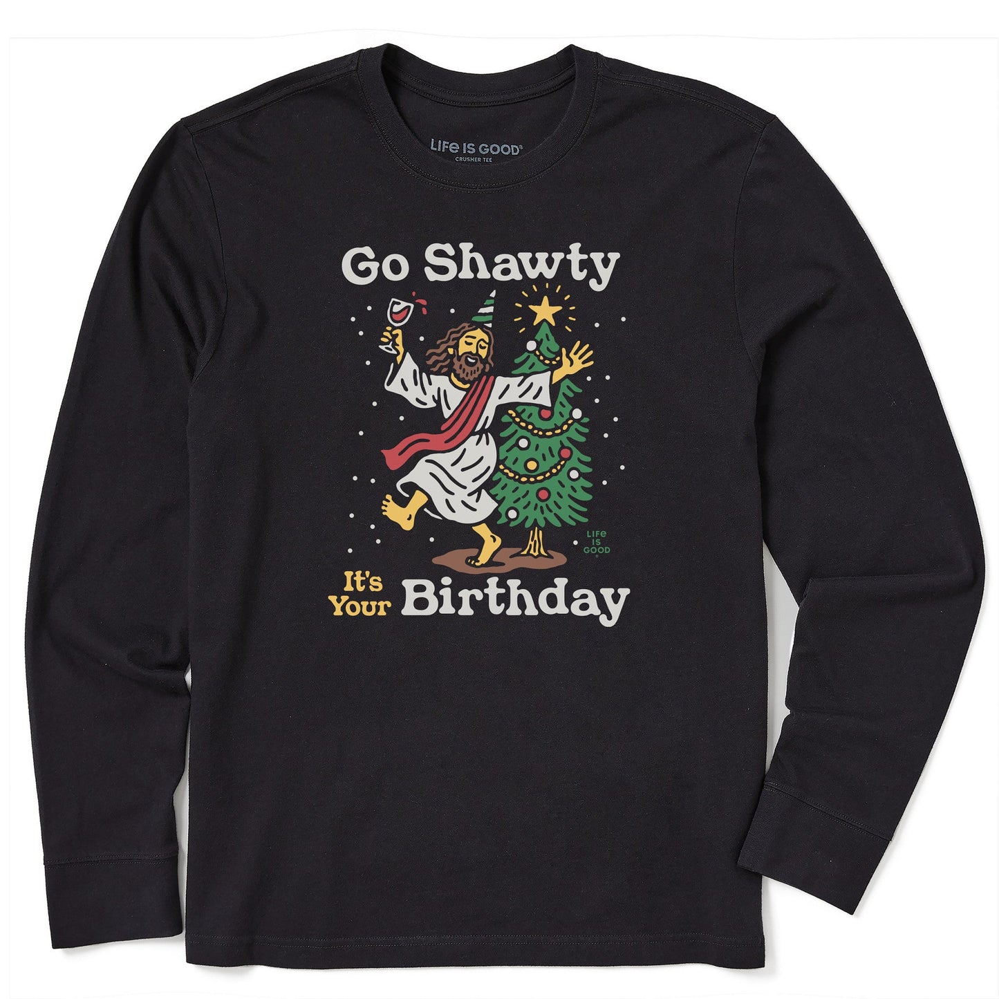 Men's Go Shawty Long Sleeve Crusher Tee