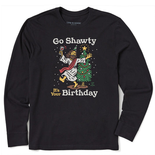 Men's Go Shawty Long Sleeve Crusher Tee