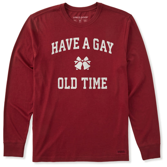 Men's Have a Gay Old Time Arch Long Sleeve Crusher Tee