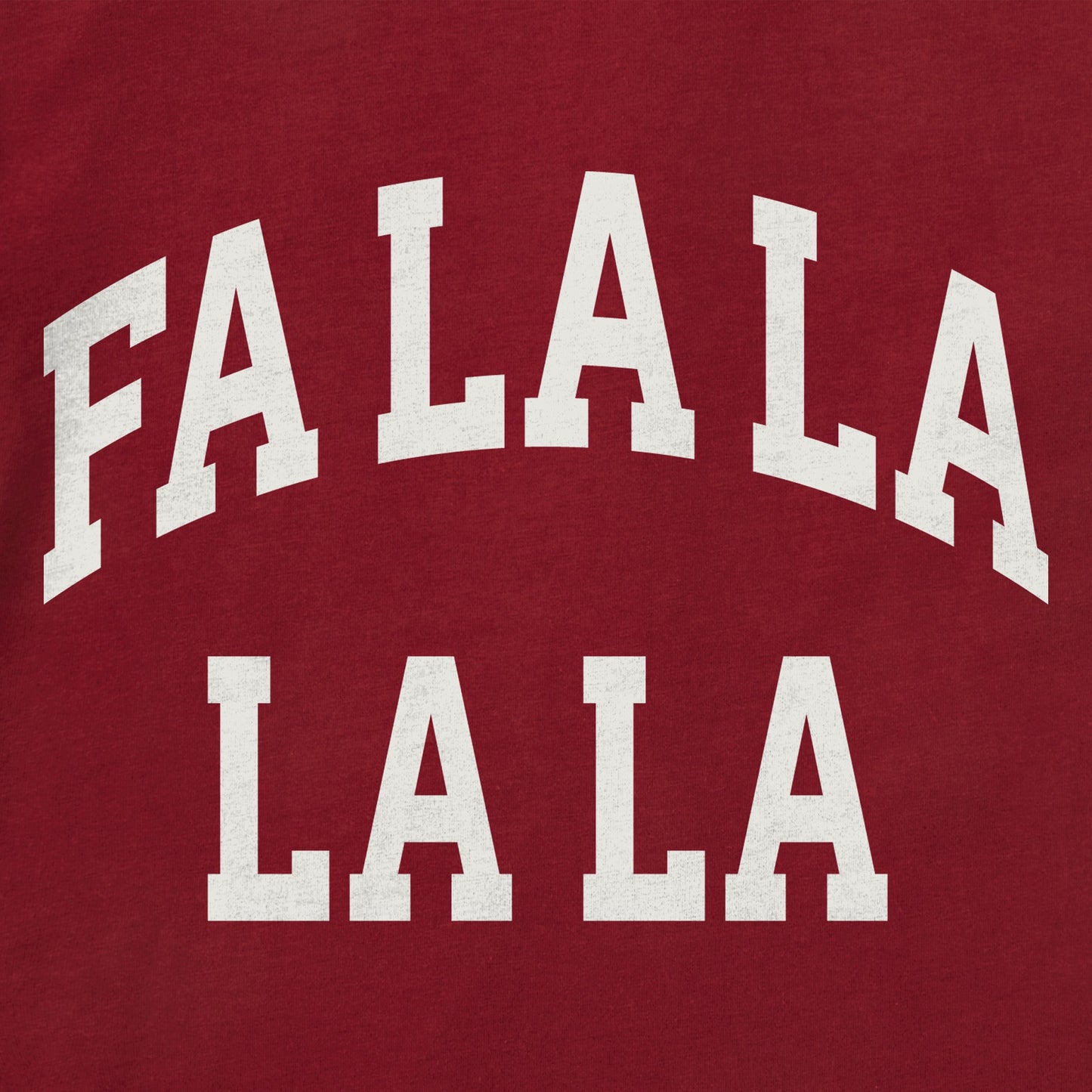 Toddler Fa La La La La Arch Short Sleeve Crusher Tee