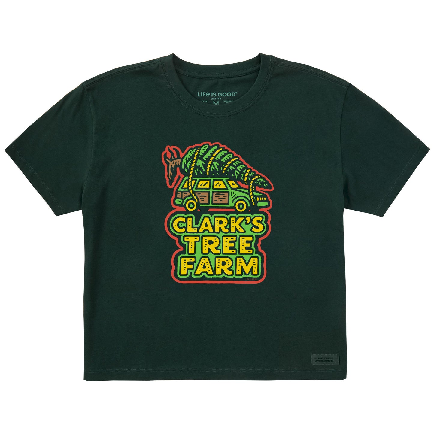 Women's Clark's Tree Farm Short Sleeve Crusher Boxy Tee