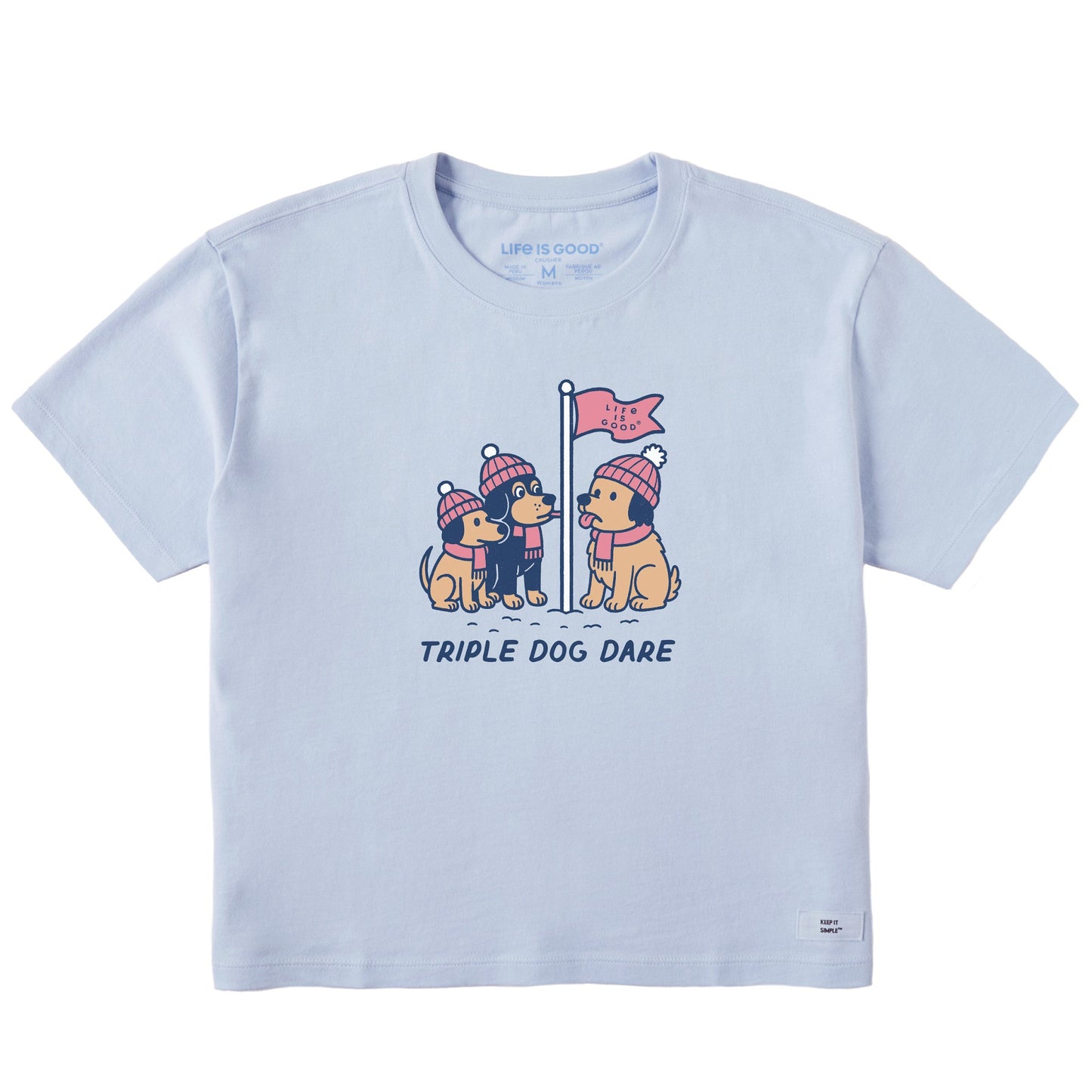 Women's Triple Dog Dare Short Sleeve Crusher Boxy Tee