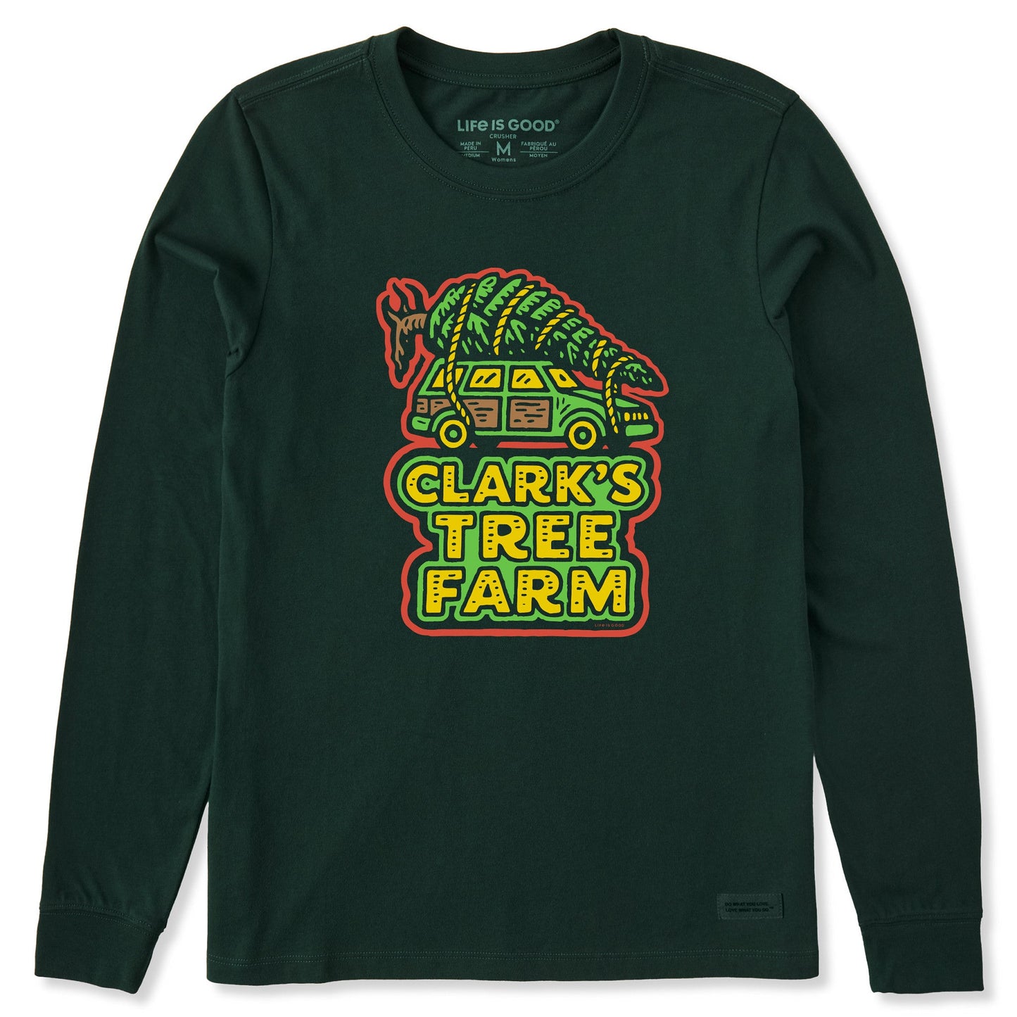 Women's Clark's Tree Farm Long Sleeve Crusher Tee