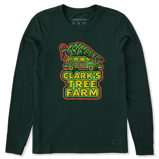 Women's Clark's Tree Farm Long Sleeve Crusher Tee