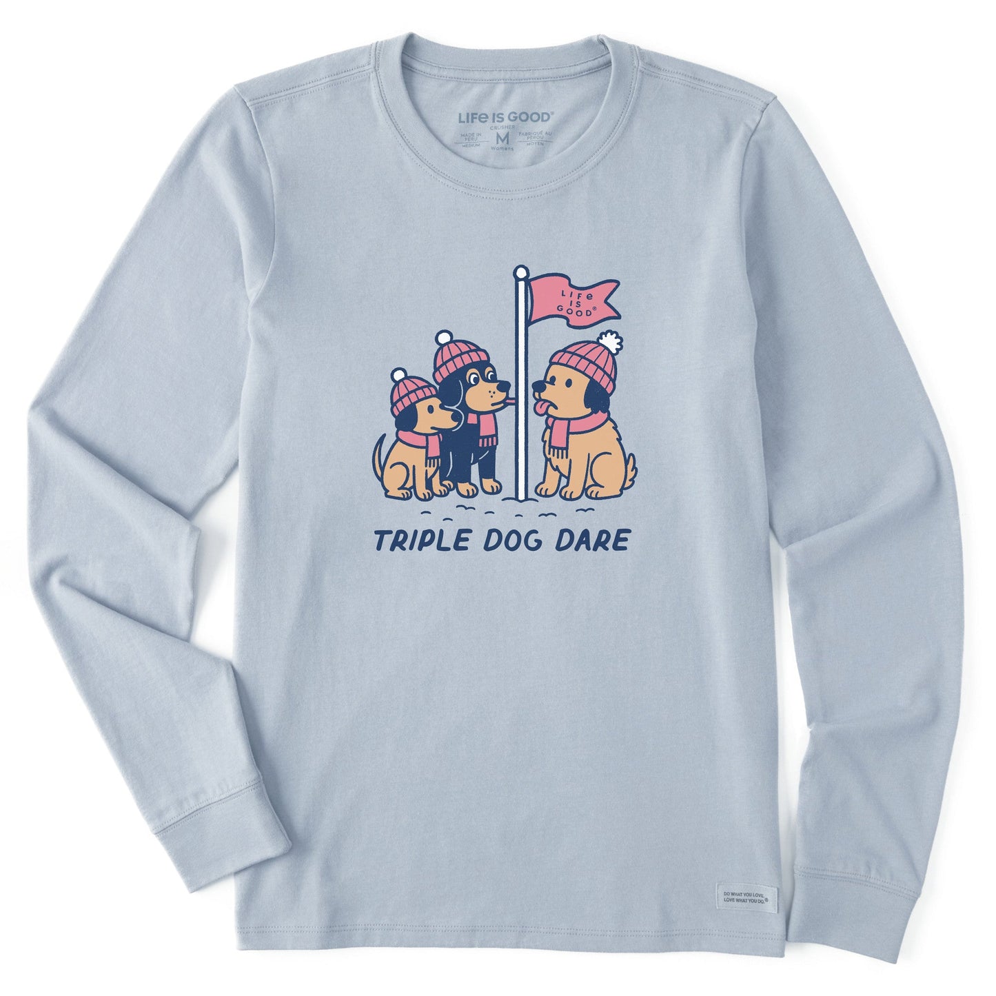Women's Triple Dog Dare Long Sleeve Crusher Tee