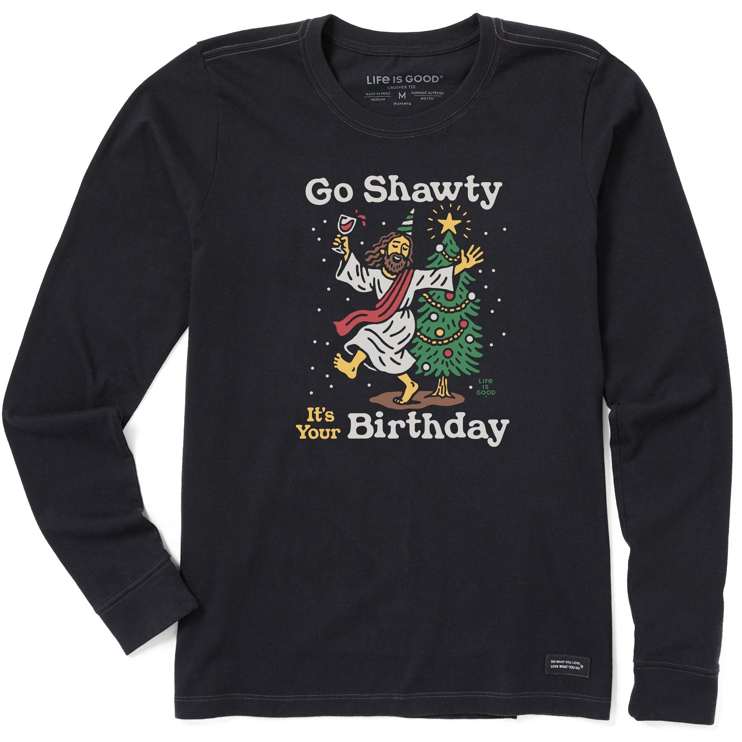 Women's Go Shawty Long Sleeve Crusher Tee