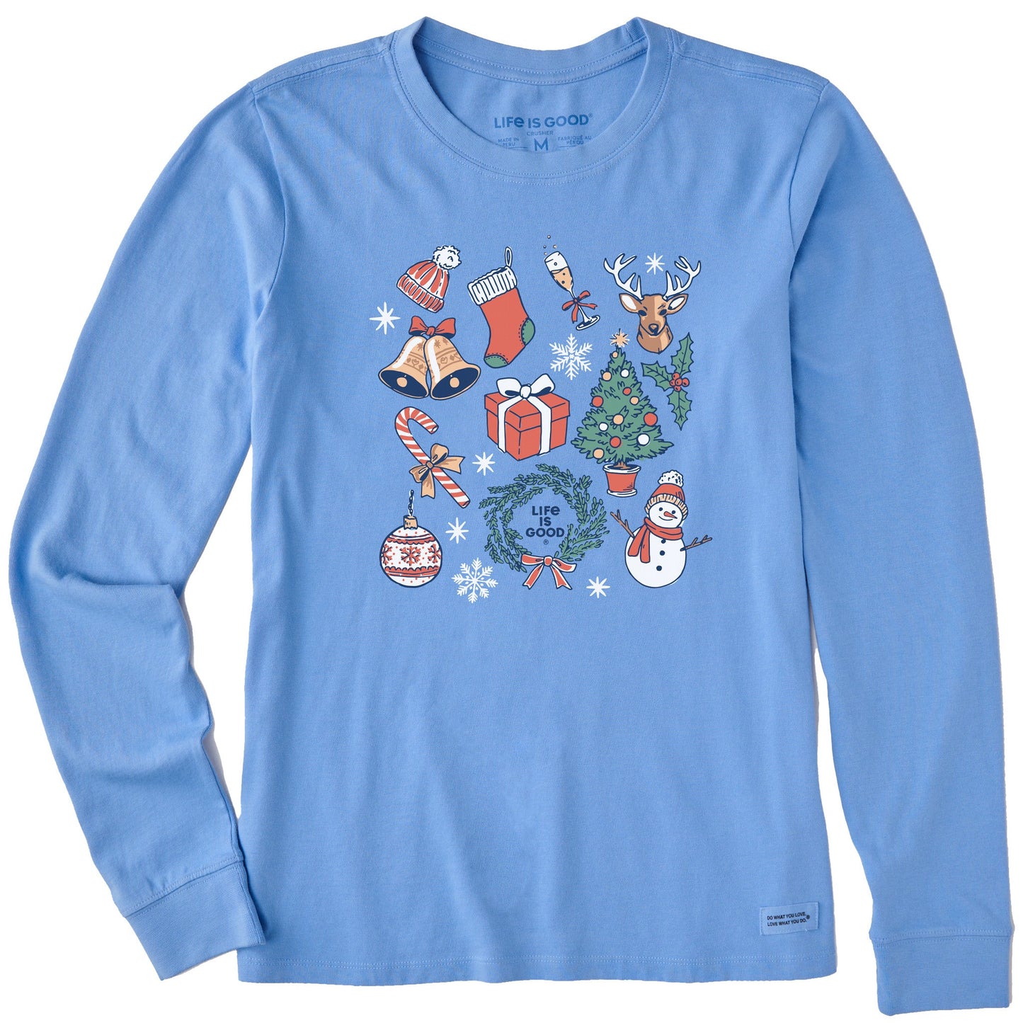 Women's Christmas Stuff Long Sleeve Crusher Tee