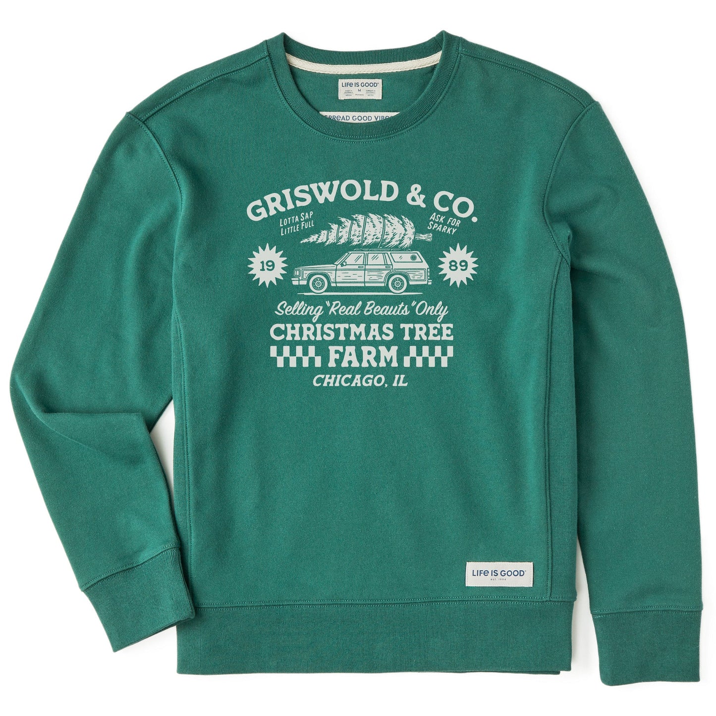 Women's Christmas Tree Farm Simply True Fleece Crew