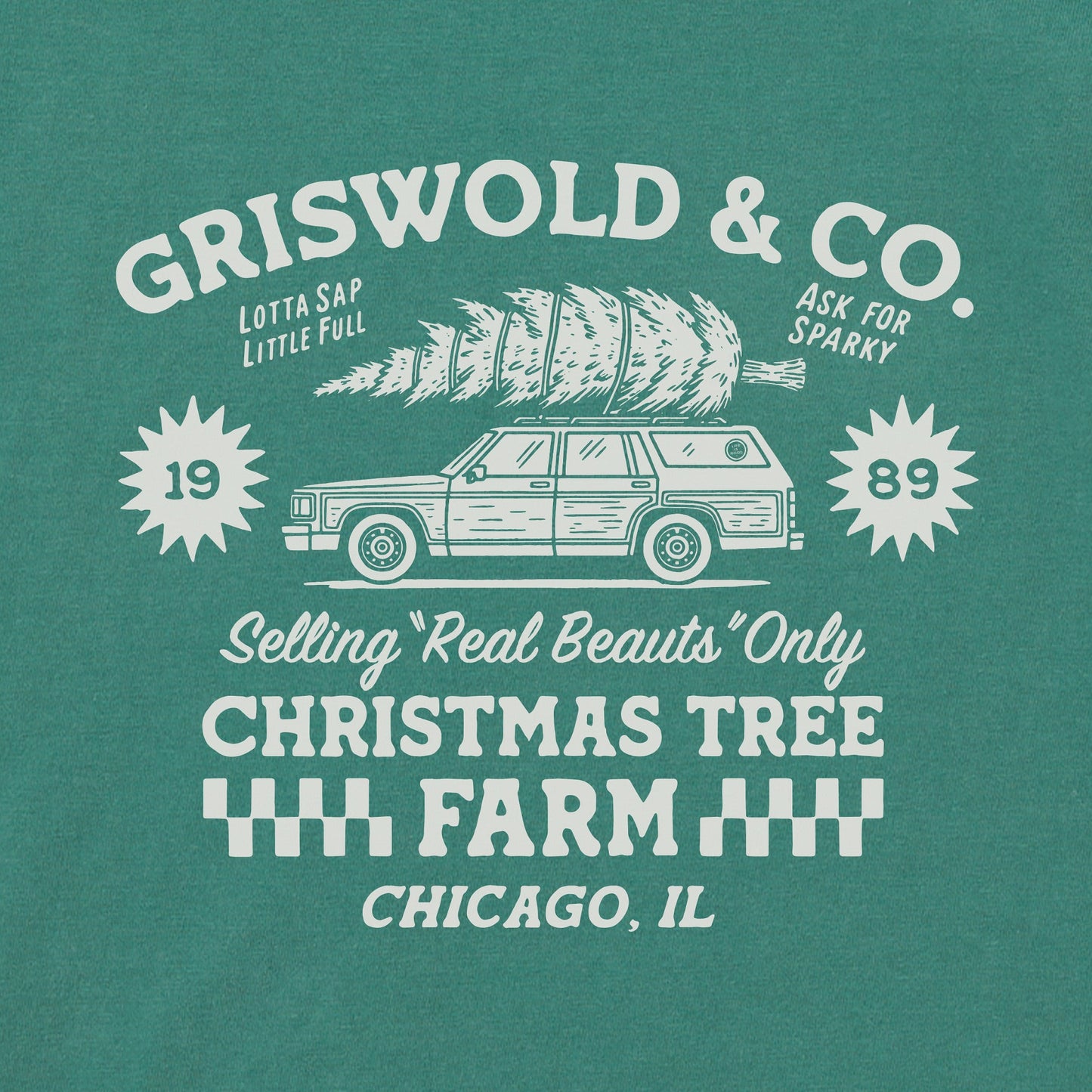 Women's Christmas Tree Farm Simply True Fleece Crew