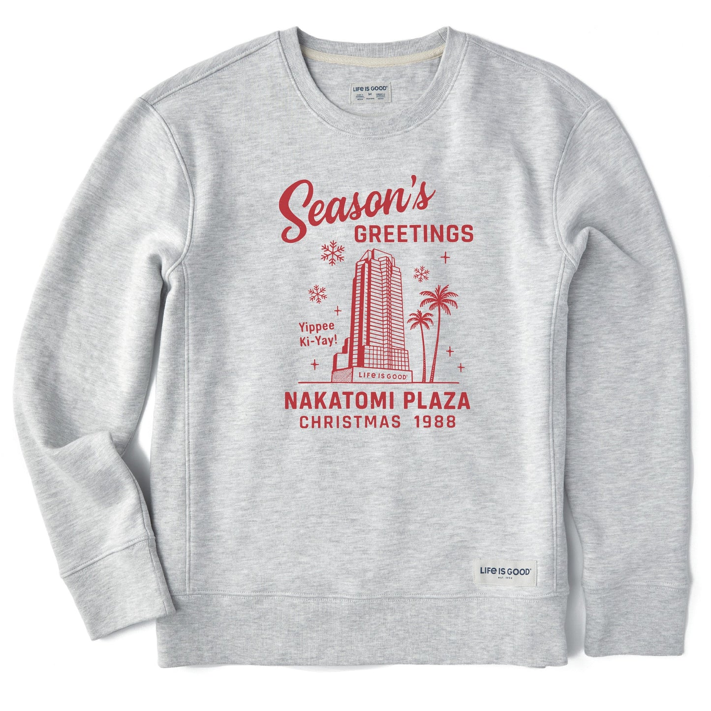 Women's Greetings from Nakatomi Plaza Simply True Fleece Crew