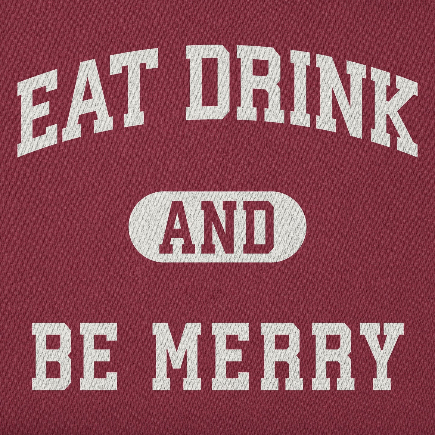 Women's Eat Drink and Be Merry Arch Simply True Fleece Crew