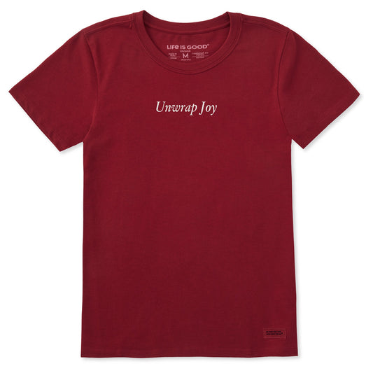 Women's Unwrap Joy Short Sleeve Crusher Tee