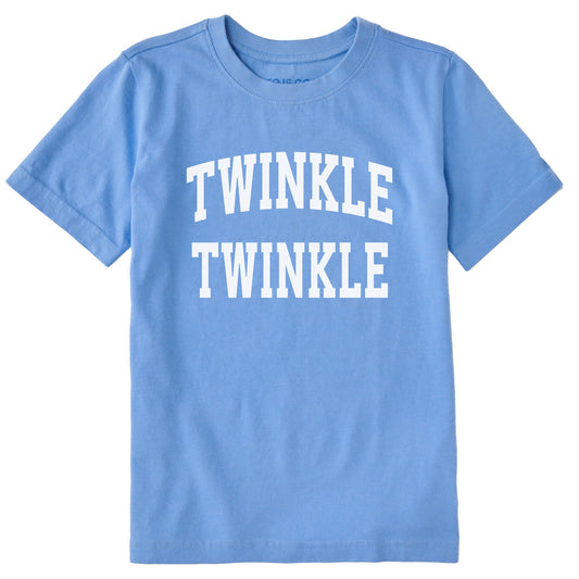 Kids Twinkle Twinkle Arched Short Sleeve Crusher Tee