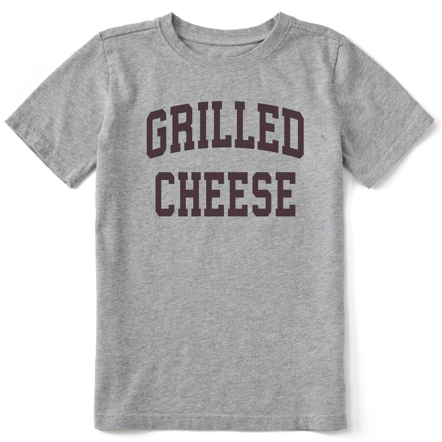 Kids Grilled Cheese Arched Short Sleeve Crusher Tee