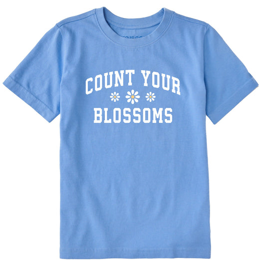 Kids Count Your Blossoms Arch Short Sleeve Crusher Tee