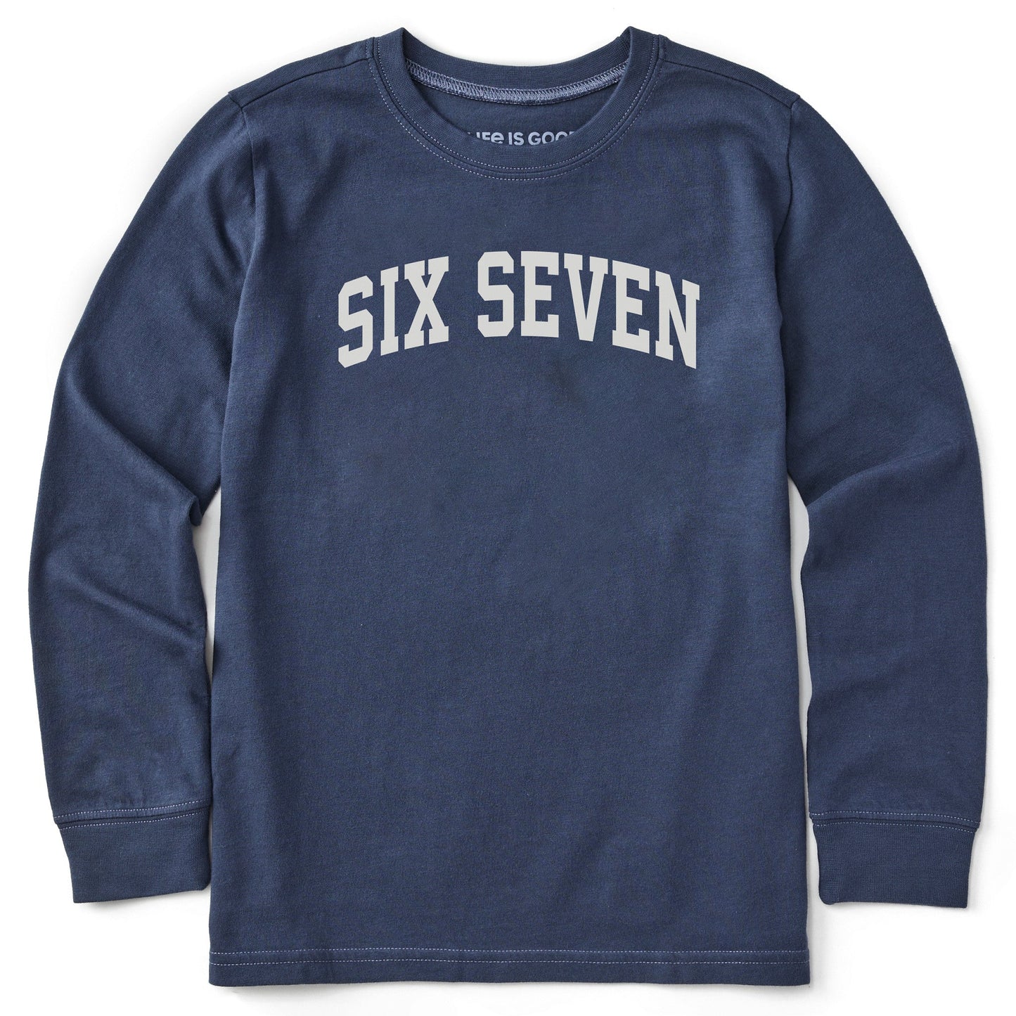 Kids Six Seven Arch Long Sleeve Crusher Tee