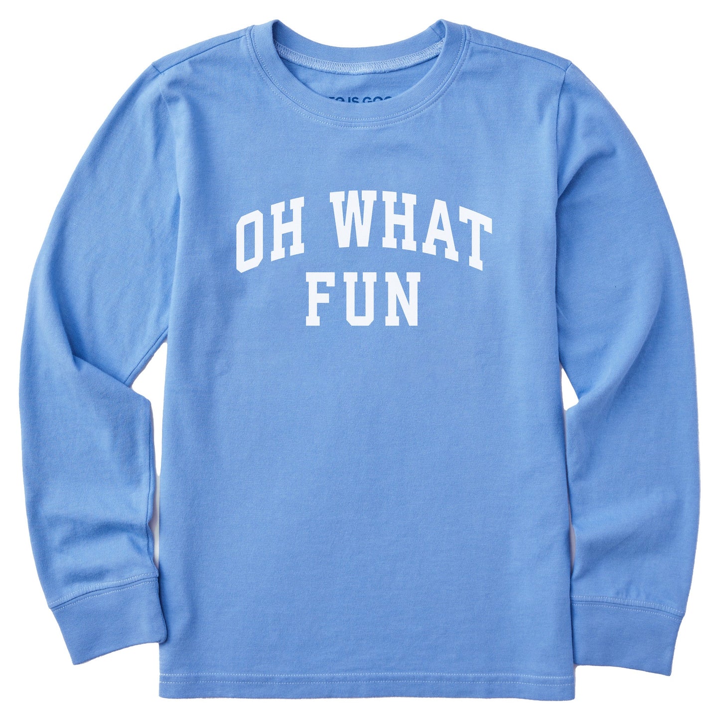 Kids Oh What Fun Arch Long Sleeve Crusher Tee