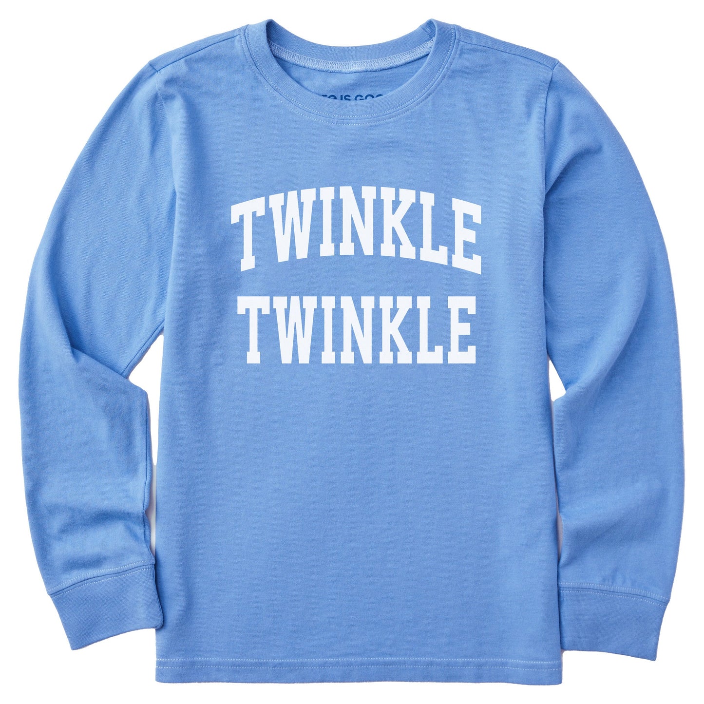 Kids Twinkle Twinkle Arched Long Sleeve Crusher Tee