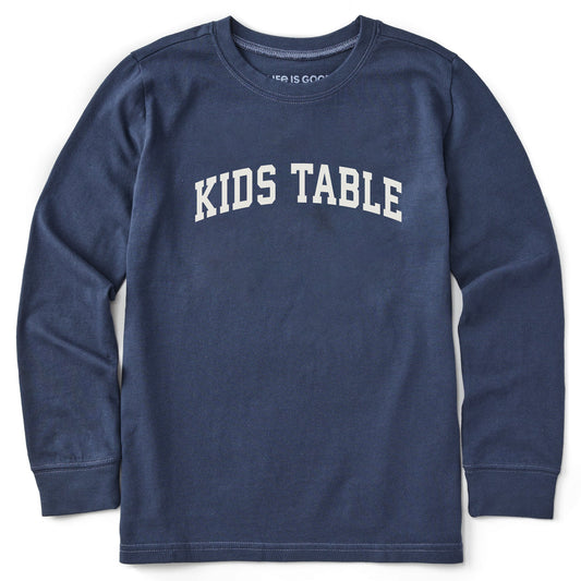 Kids Kids Table Arch Long Sleeve Crusher Tee