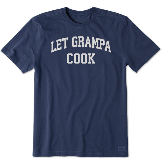 Men's Let Grampa Cook Arch Short Sleeve Crusher Tee